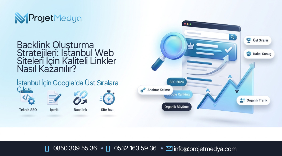 Backlink Oluşturma Stratejileri: İstanbul Web Siteleri İçin Kaliteli Linkler Nasıl Kazanılır?