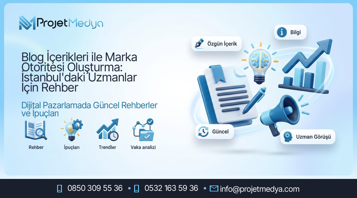 Blog İçerikleri ile Marka Otoritesi Oluşturma: İstanbul'daki Uzmanlar İçin Rehber