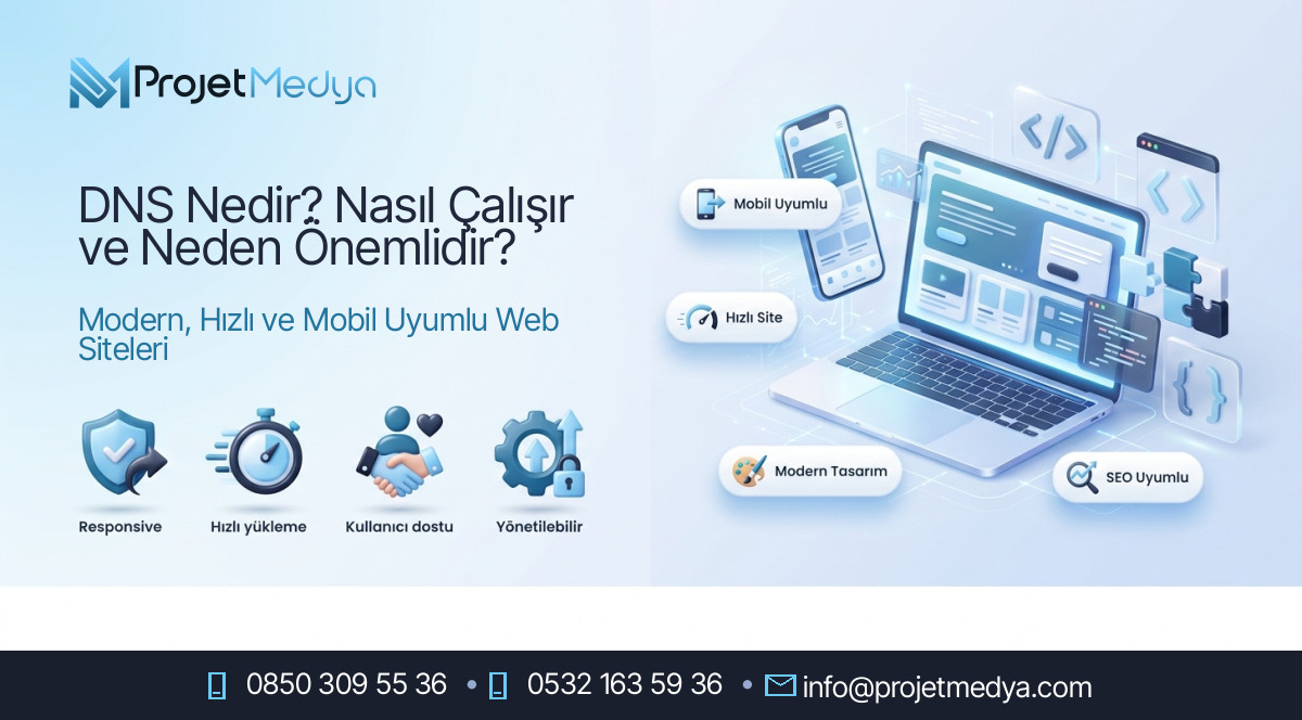 DNS Nedir? Nasıl Çalışır ve Neden Önemlidir?