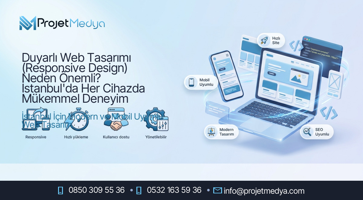 Duyarlı Web Tasarımı (Responsive Design) Neden Önemli? İstanbul'da Her Cihazda Mükemmel Deneyim