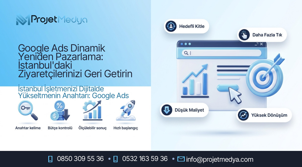 Google Ads Dinamik Yeniden Pazarlama: İstanbul'daki Ziyaretçilerinizi Geri Getirin