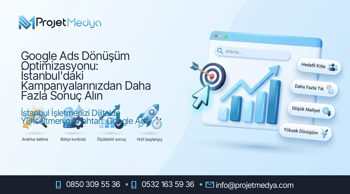 Google Ads Dönüşüm Optimizasyonu: İstanbul'daki Kampanyalarınızdan Daha Fazla Sonuç Alın