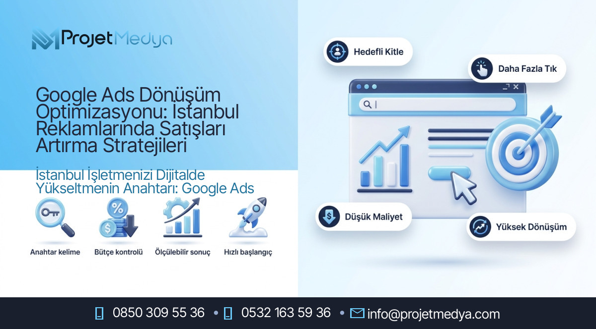 Google Ads Dönüşüm Optimizasyonu: İstanbul Reklamlarında Satışları Artırma Stratejileri