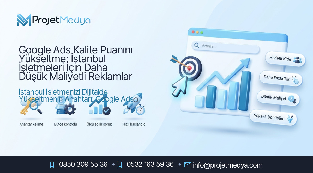 Google Ads Kalite Puanını Yükseltme: İstanbul İşletmeleri İçin Daha Düşük Maliyetli Reklamlar