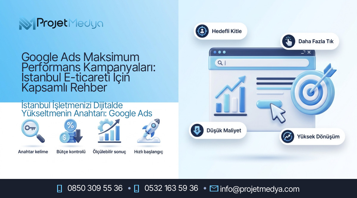 Google Ads Maksimum Performans Kampanyaları: İstanbul E-ticareti İçin Kapsamlı Rehber