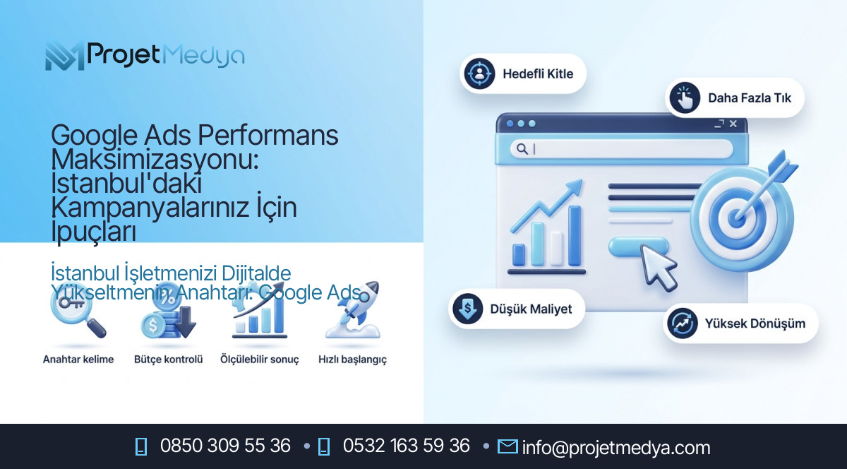 Google Ads Performans Maksimizasyonu: İstanbul'daki Kampanyalarınız İçin İpuçları