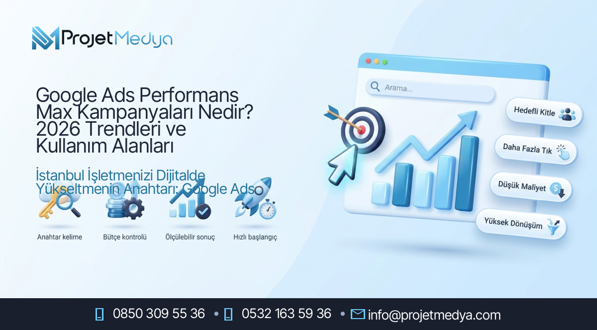 Google Ads Performans Max Kampanyaları Nedir? 2026 Trendleri ve Kullanım Alanları