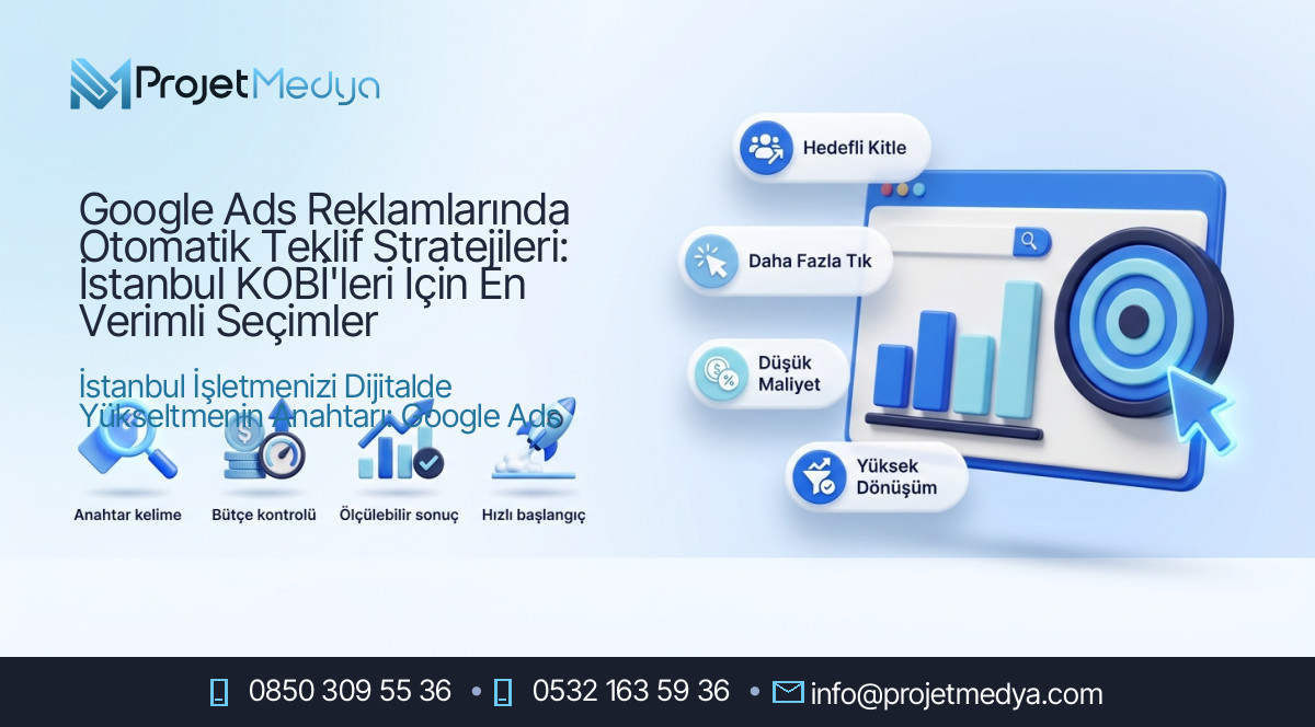 Google Ads Reklamlarında Otomatik Teklif Stratejileri: İstanbul KOBİ'leri İçin En Verimli Seçimler