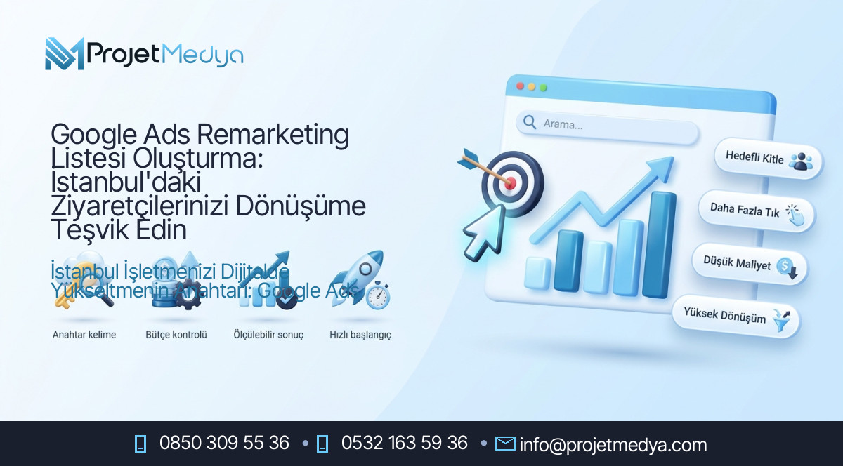 Google Ads Remarketing Listesi Oluşturma: İstanbul'daki Ziyaretçilerinizi Dönüşüme Teşvik Edin