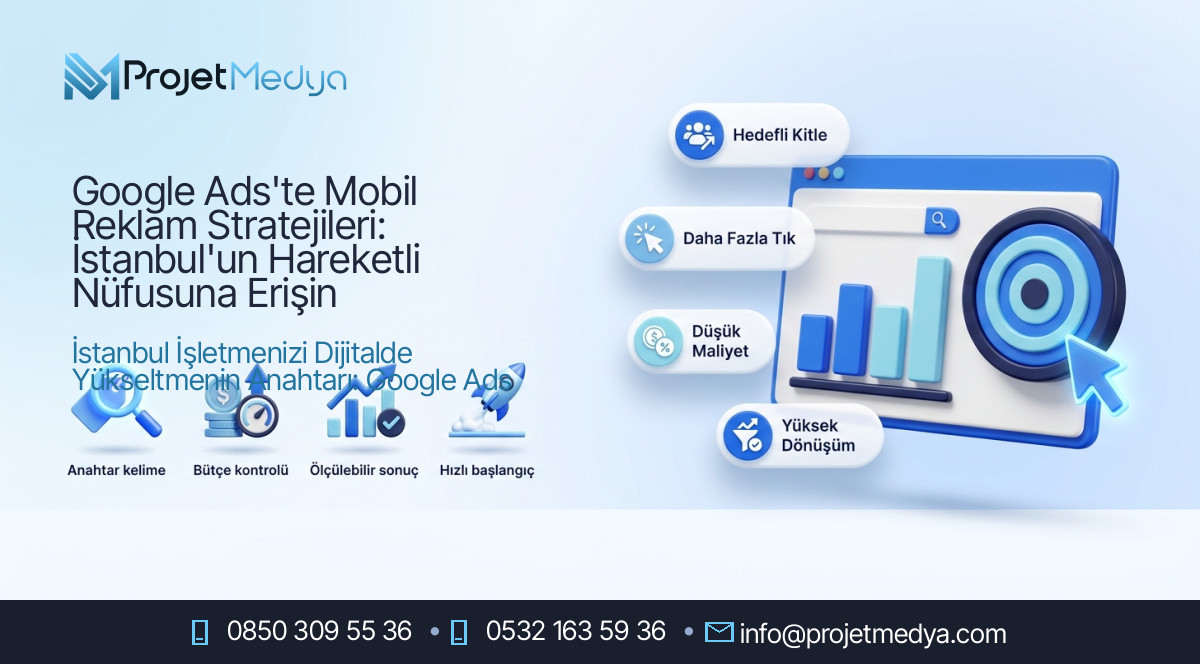 Google Ads'te Mobil Reklam Stratejileri: İstanbul'un Hareketli Nüfusuna Erişin