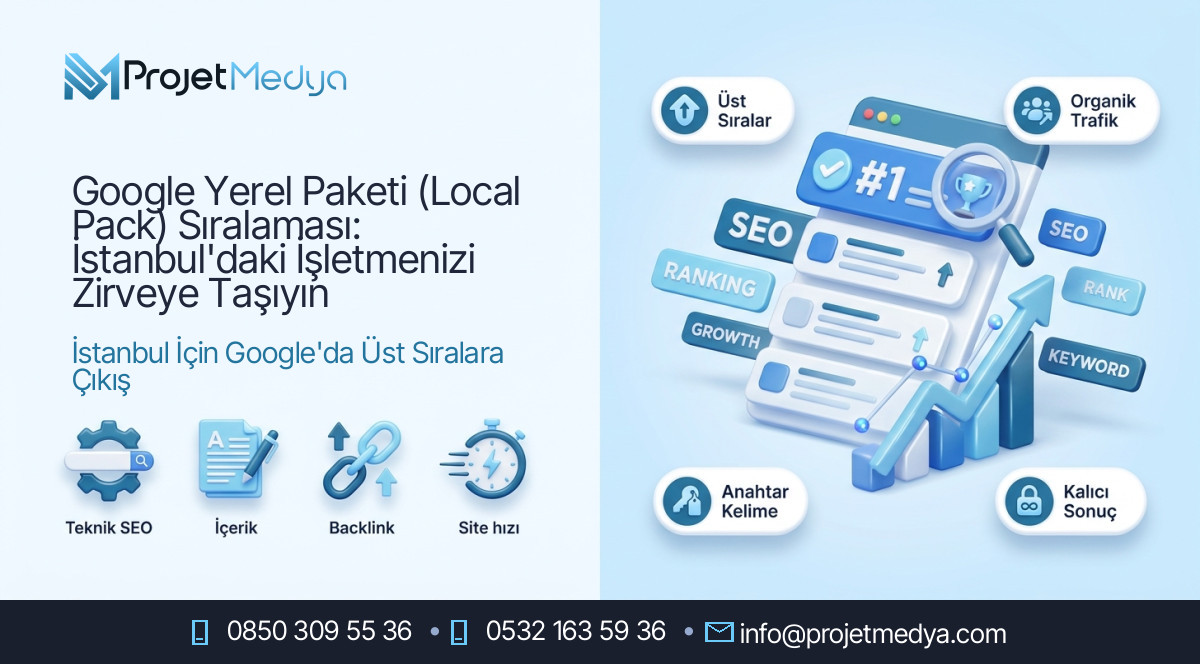 Google Yerel Paketi (Local Pack) Sıralaması: İstanbul'daki İşletmenizi Zirveye Taşıyın