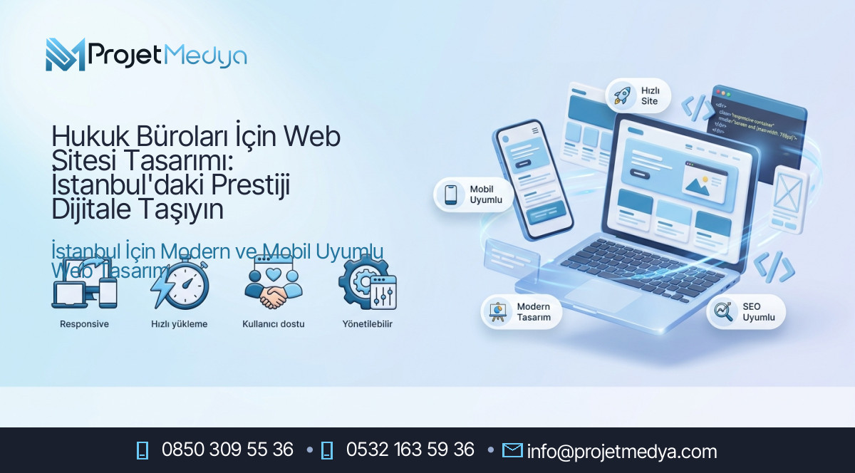 Hukuk Büroları İçin Web Sitesi Tasarımı: İstanbul'daki Prestiji Dijitale Taşıyın