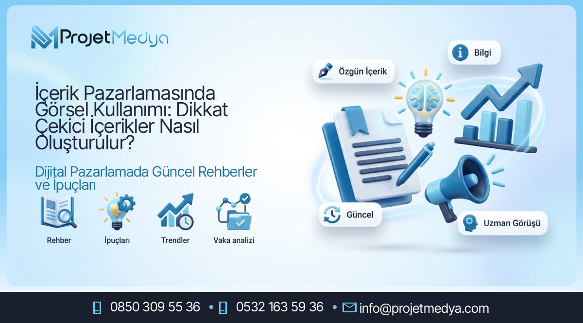 İçerik Pazarlamasında Görsel Kullanımı: Dikkat Çekici İçerikler Nasıl Oluşturulur?