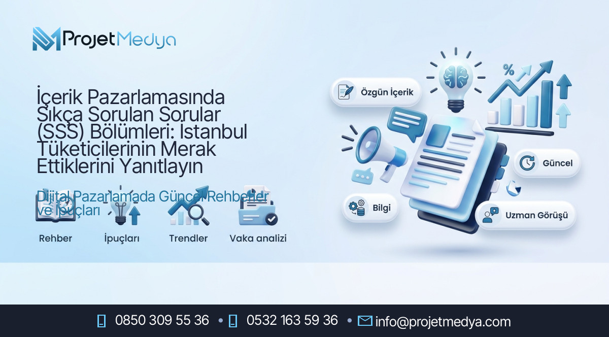 İçerik Pazarlamasında Sıkça Sorulan Sorular (SSS) Bölümleri: İstanbul Tüketicilerinin Merak Ettiklerini Yanıtlayın