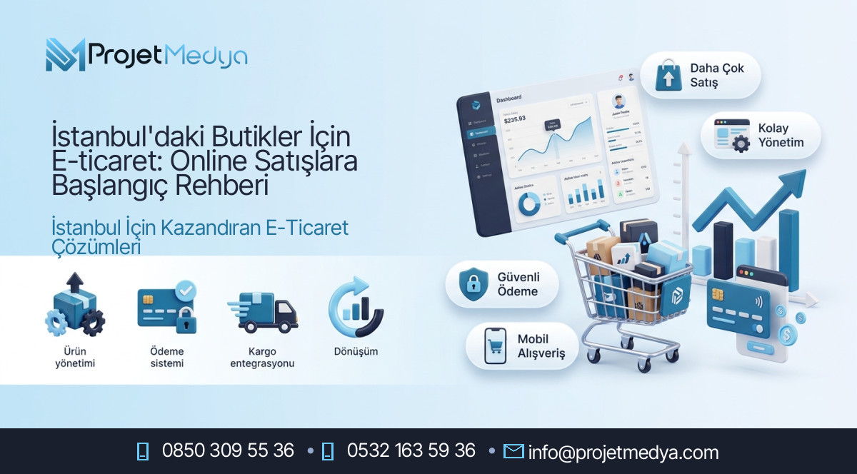 İstanbul'daki Butikler İçin E-ticaret: Online Satışlara Başlangıç Rehberi
