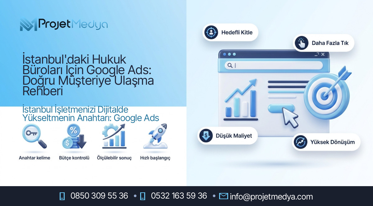 İstanbul'daki Hukuk Büroları İçin Google Ads: Doğru Müşteriye Ulaşma Rehberi