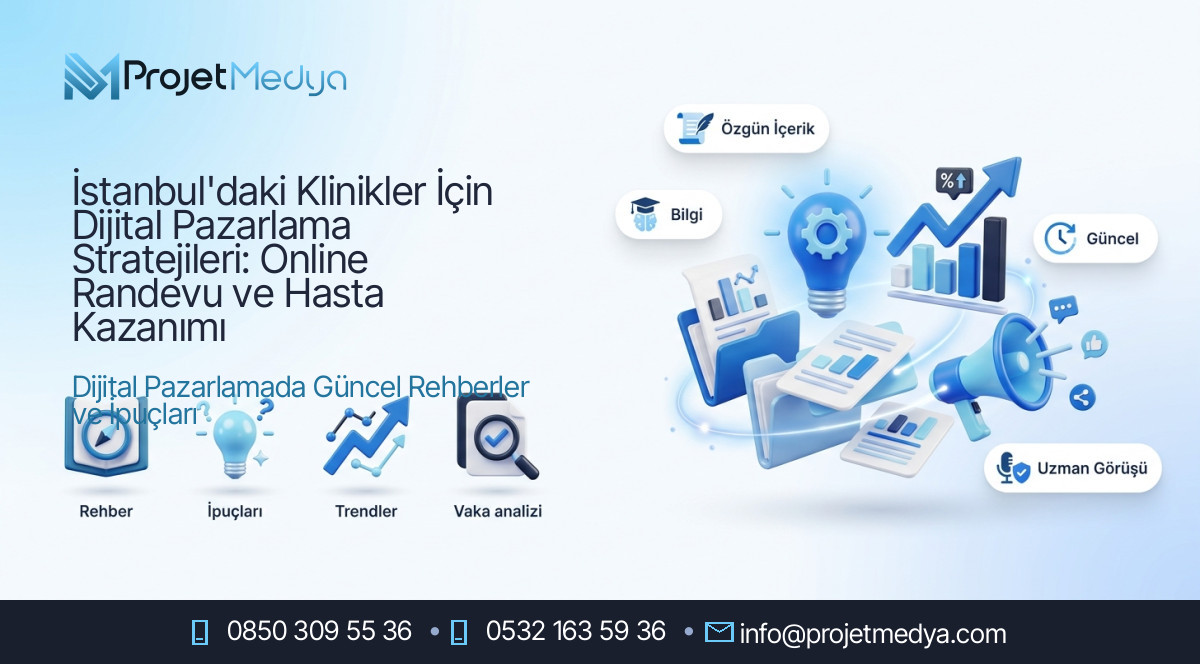İstanbul'daki Klinikler İçin Dijital Pazarlama Stratejileri: Online Randevu ve Hasta Kazanımı