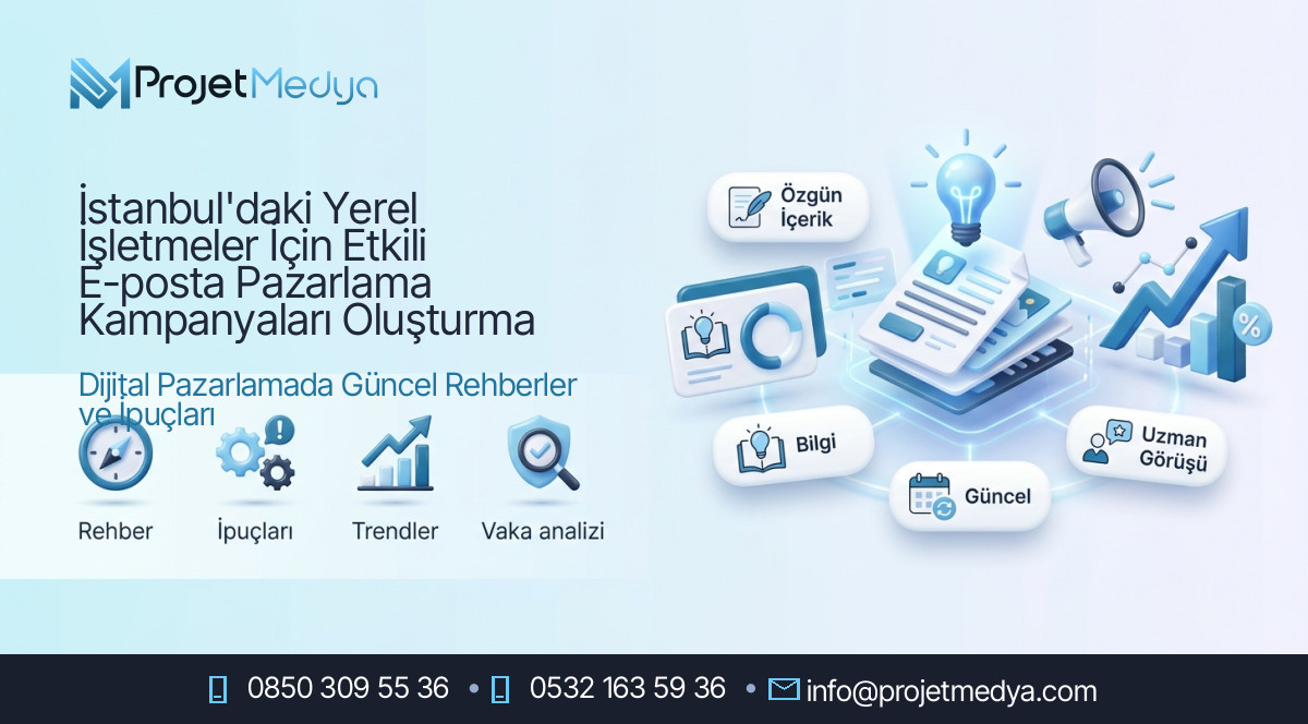 İstanbul'daki Yerel İşletmeler İçin Etkili E-posta Pazarlama Kampanyaları Oluşturma