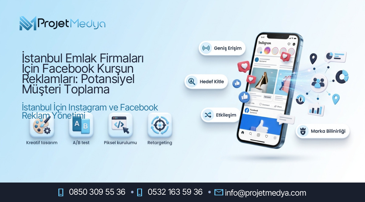 İstanbul Emlak Firmaları İçin Facebook Kurşun Reklamları: Potansiyel Müşteri Toplama