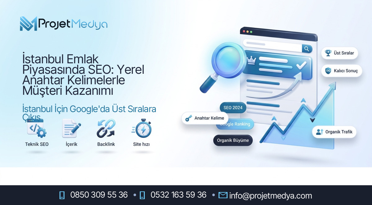 İstanbul Emlak Piyasasında SEO: Yerel Anahtar Kelimelerle Müşteri Kazanımı