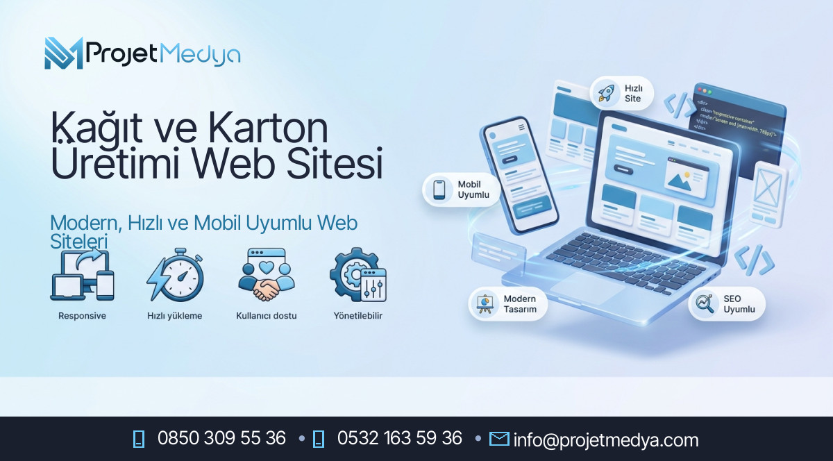 Kağıt ve Karton Üretimi Web Sitesi