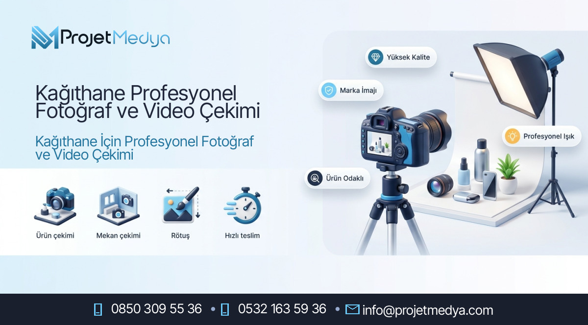 Kağıthane Profesyonel Fotoğraf ve Video Çekimi