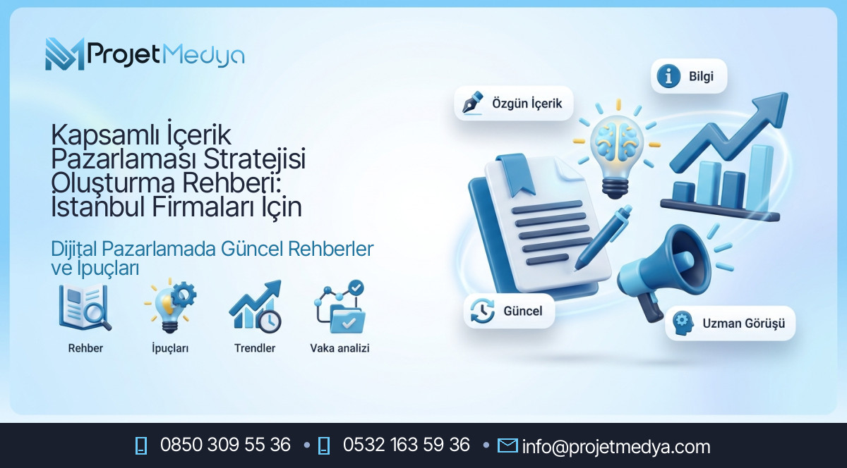 Kapsamlı İçerik Pazarlaması Stratejisi Oluşturma Rehberi: İstanbul Firmaları İçin