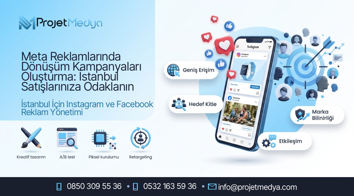 Meta Reklamlarında Dönüşüm Kampanyaları Oluşturma: İstanbul Satışlarınıza Odaklanın
