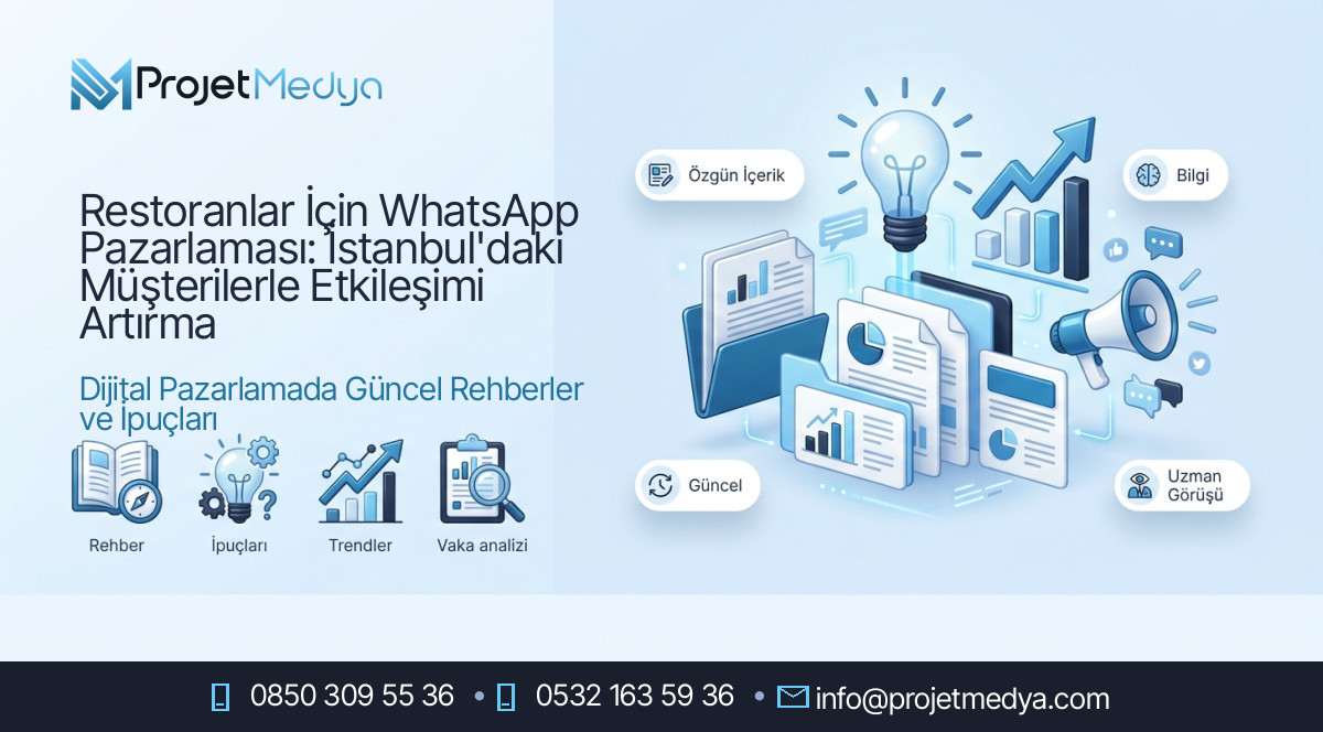 Restoranlar İçin WhatsApp Pazarlaması: İstanbul'daki Müşterilerle Etkileşimi Artırma