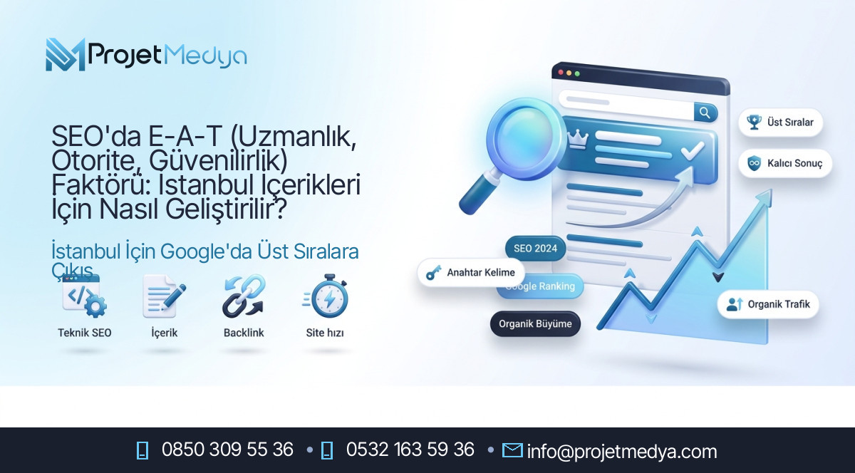 SEO'da E-A-T (Uzmanlık, Otorite, Güvenilirlik) Faktörü: İstanbul İçerikleri İçin Nasıl Geliştirilir?