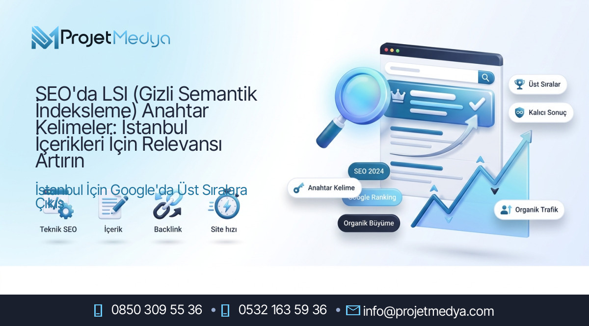 SEO'da LSI (Gizli Semantik İndeksleme) Anahtar Kelimeler: İstanbul İçerikleri İçin Relevansı Artırın