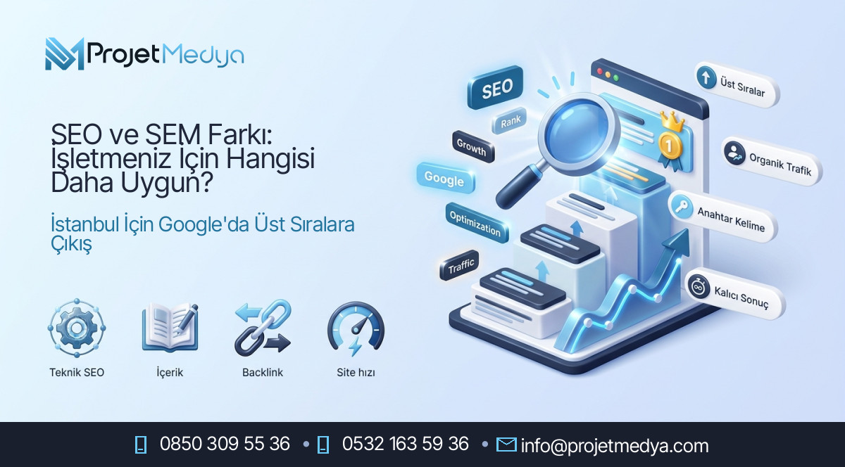 SEO ve SEM Farkı: İşletmeniz İçin Hangisi Daha Uygun?