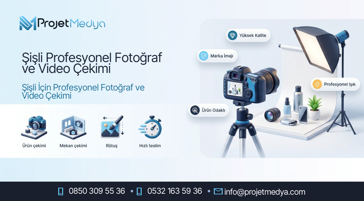 Şişli Profesyonel Fotoğraf ve Video Çekimi