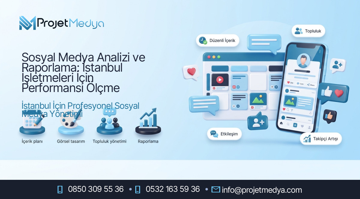 Sosyal Medya Analizi ve Raporlama: İstanbul İşletmeleri İçin Performansı Ölçme