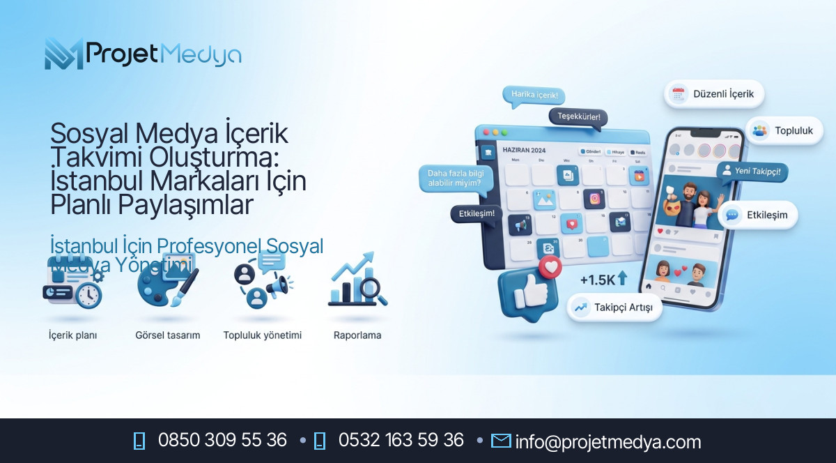 Sosyal Medya İçerik Takvimi Oluşturma: İstanbul Markaları İçin Planlı Paylaşımlar