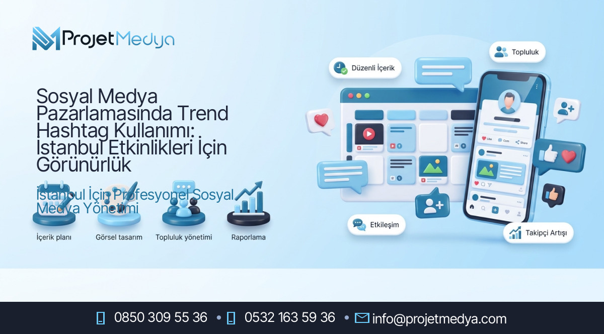Sosyal Medya Pazarlamasında Trend Hashtag Kullanımı: İstanbul Etkinlikleri İçin Görünürlük