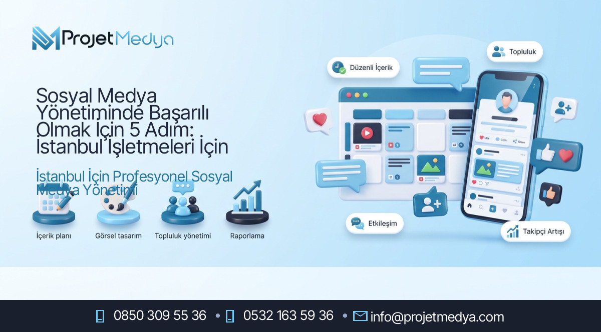 Sosyal Medya Yönetiminde Başarılı Olmak İçin 5 Adım: İstanbul İşletmeleri İçin