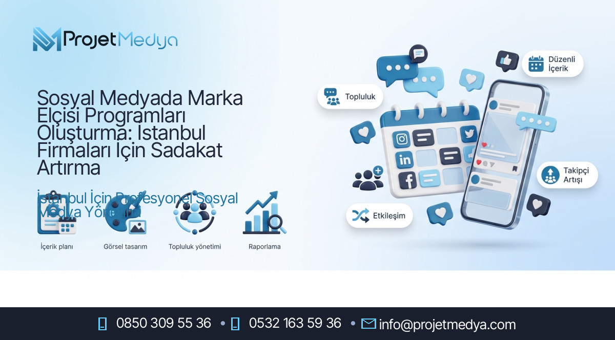 Sosyal Medyada Marka Elçisi Programları Oluşturma: İstanbul Firmaları İçin Sadakat Artırma