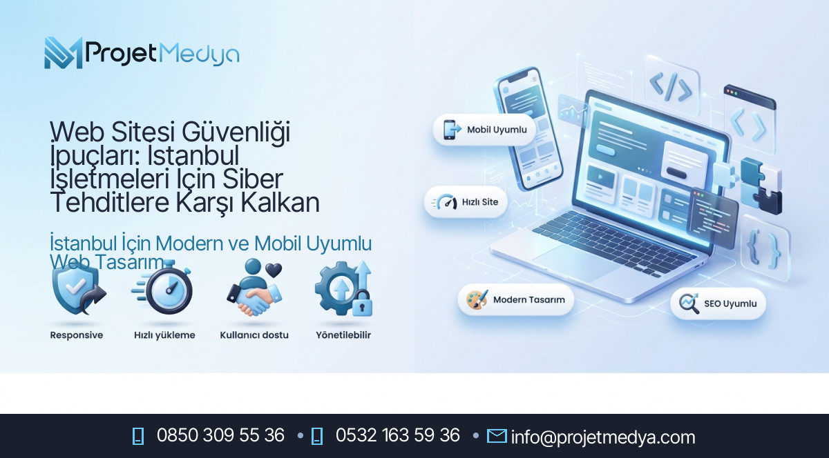 Web Sitesi Güvenliği İpuçları: İstanbul İşletmeleri İçin Siber Tehditlere Karşı Kalkan