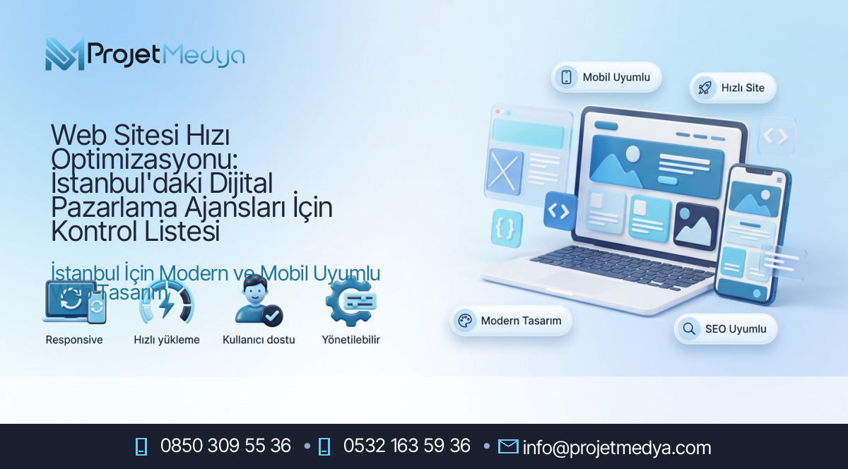 Web Sitesi Hızı Optimizasyonu: İstanbul'daki Dijital Pazarlama Ajansları İçin Kontrol Listesi