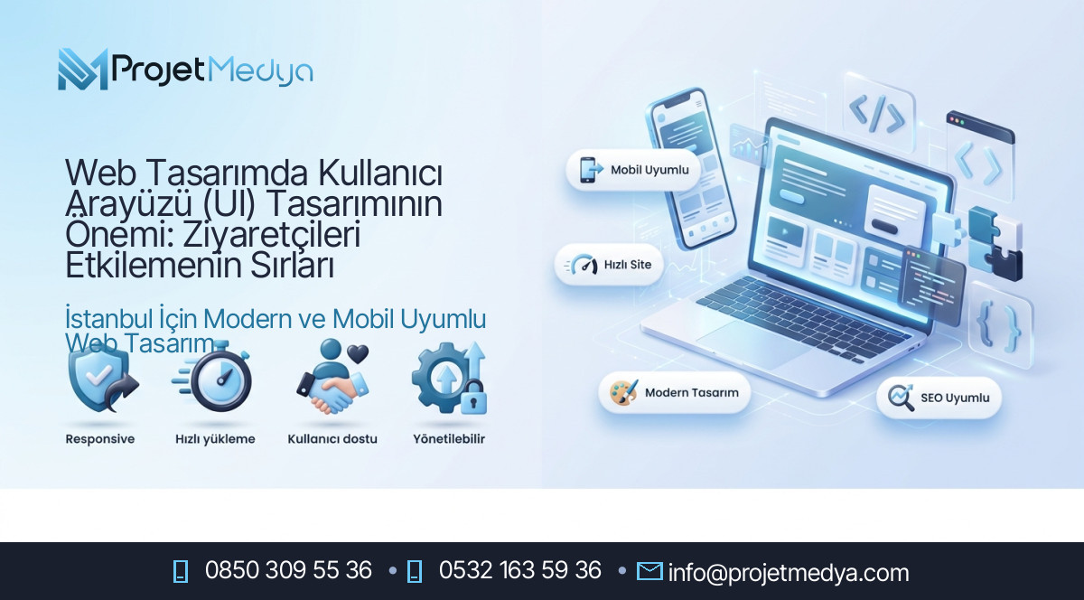 Web Tasarımda Kullanıcı Arayüzü (UI) Tasarımının Önemi: Ziyaretçileri Etkilemenin Sırları
