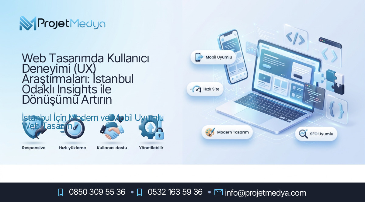 Web Tasarımda Kullanıcı Deneyimi (UX) Araştırmaları: İstanbul Odaklı Insights ile Dönüşümü Artırın