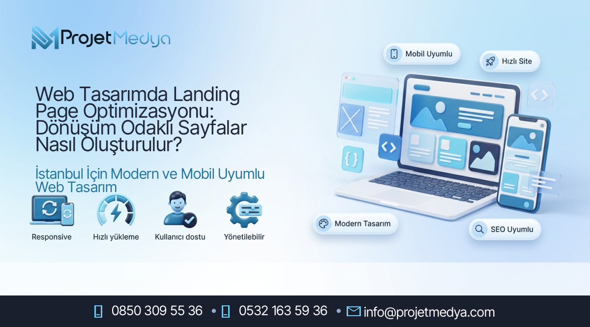 Web Tasarımda Landing Page Optimizasyonu: Dönüşüm Odaklı Sayfalar Nasıl Oluşturulur?
