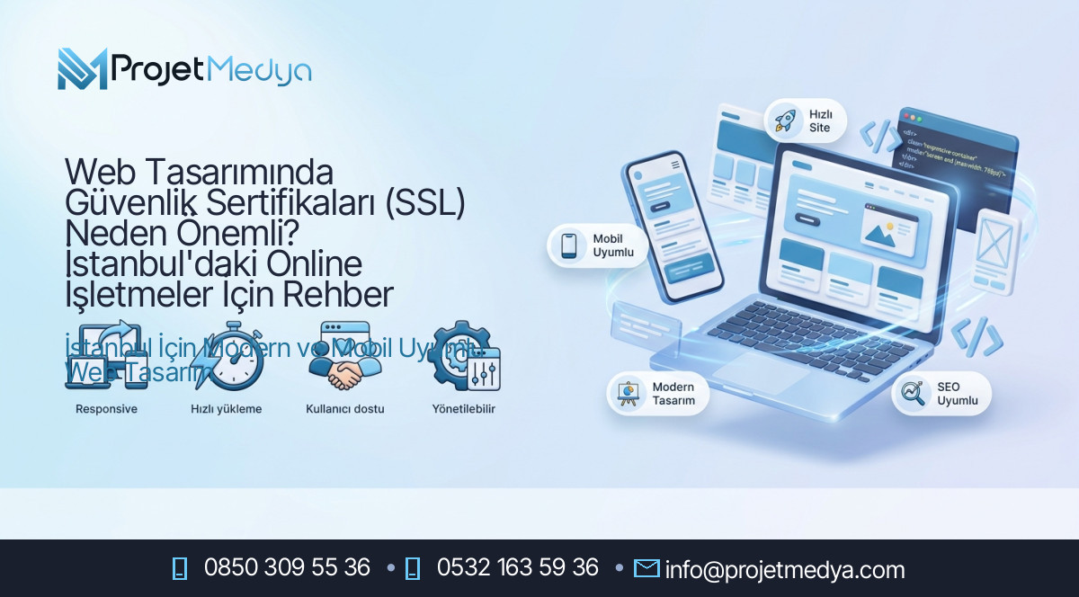 Web Tasarımında Güvenlik Sertifikaları (SSL) Neden Önemli? İstanbul'daki Online İşletmeler İçin Rehber