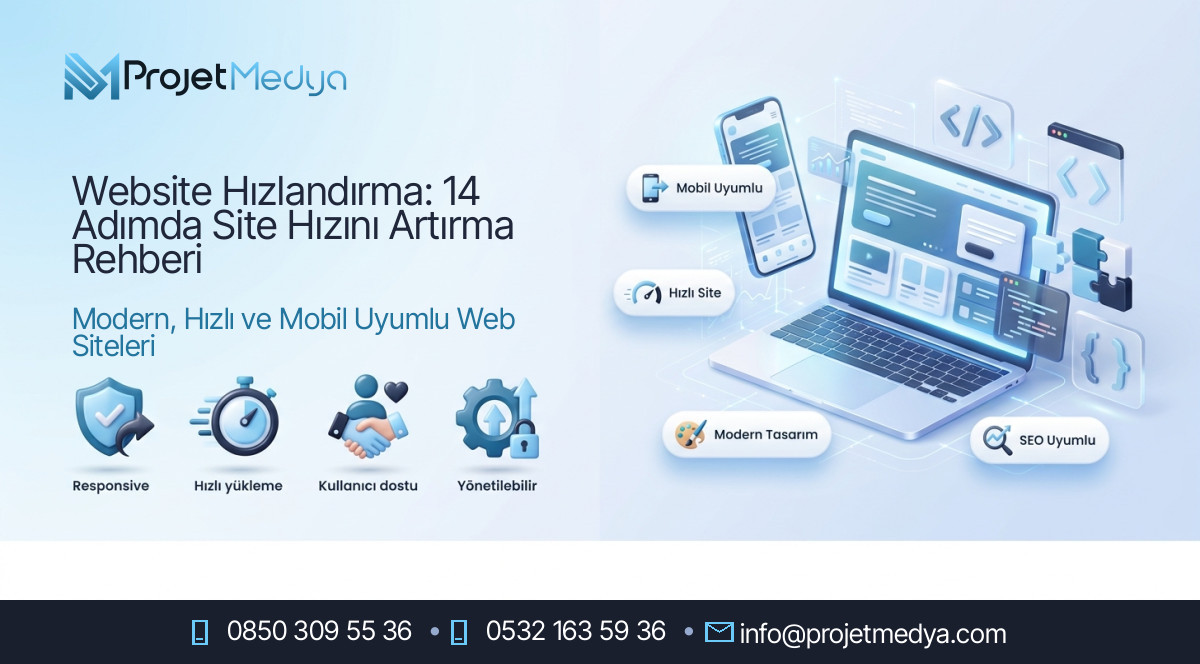 Website Hızlandırma: 14 Adımda Site Hızını Artırma Rehberi
