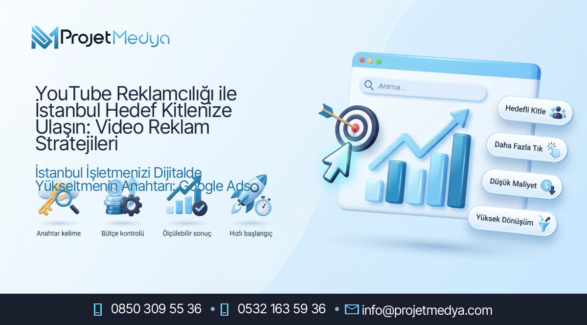 YouTube Reklamcılığı ile İstanbul Hedef Kitlenize Ulaşın: Video Reklam Stratejileri